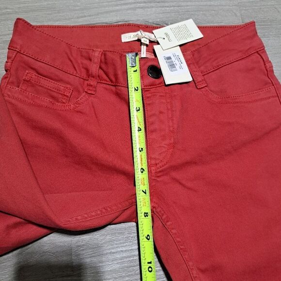 Maje Broder Tomette Skinny Jeans Size 24 Red NWT - Picture 9 of 13